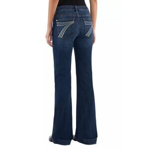 7 For All Mankind Dark Blue Flare Jeans